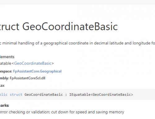 API: GeoCoordinateBasic Object (Struct)