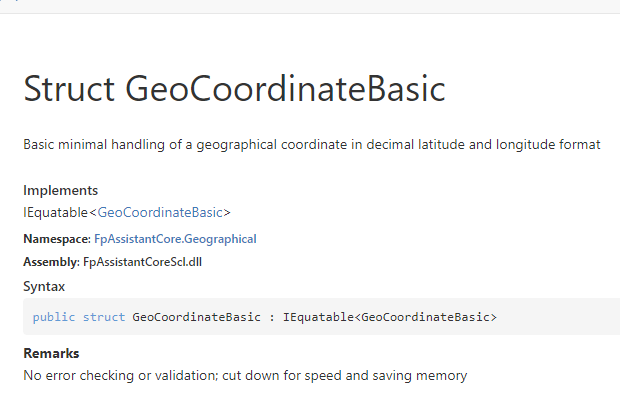 GeoCoordinateBasic